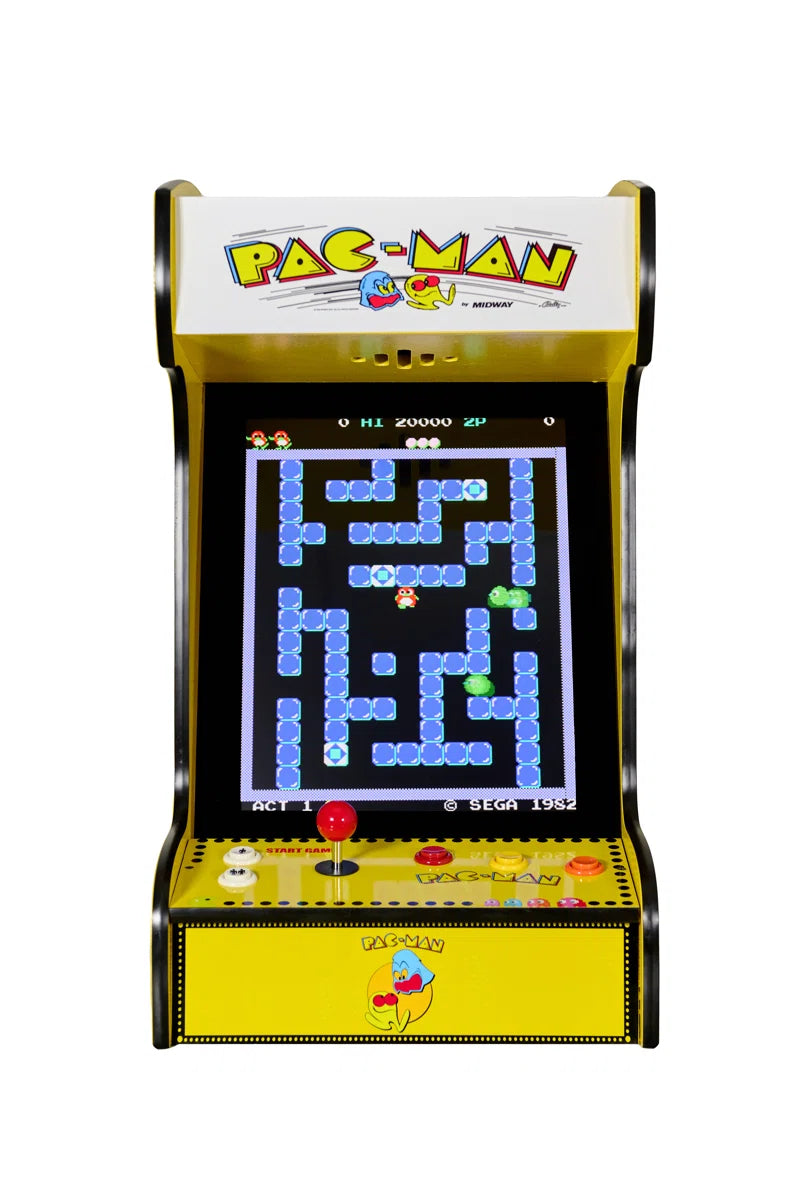 412 Classic Retro Games Tabletop Arcade Machine by  (Yellow)