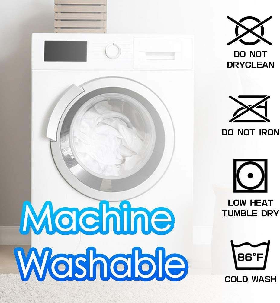 Queen Size Comforter Duvet Insert - All Season White Quilted down Alternative Bedding Comforter with Corner Tabs - Winter Summer Fluffy Soft - Machine Washable