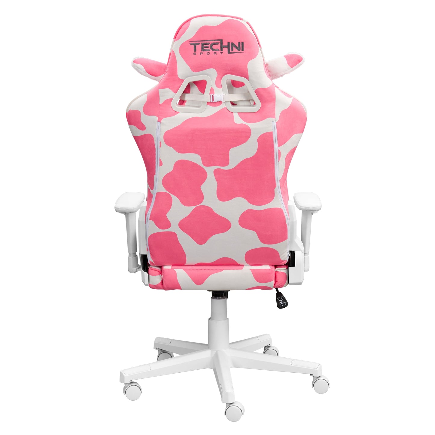 TS85 Pink Cow Series Gaming Chair with Memory Foam Seat RTA-TS85-PNK