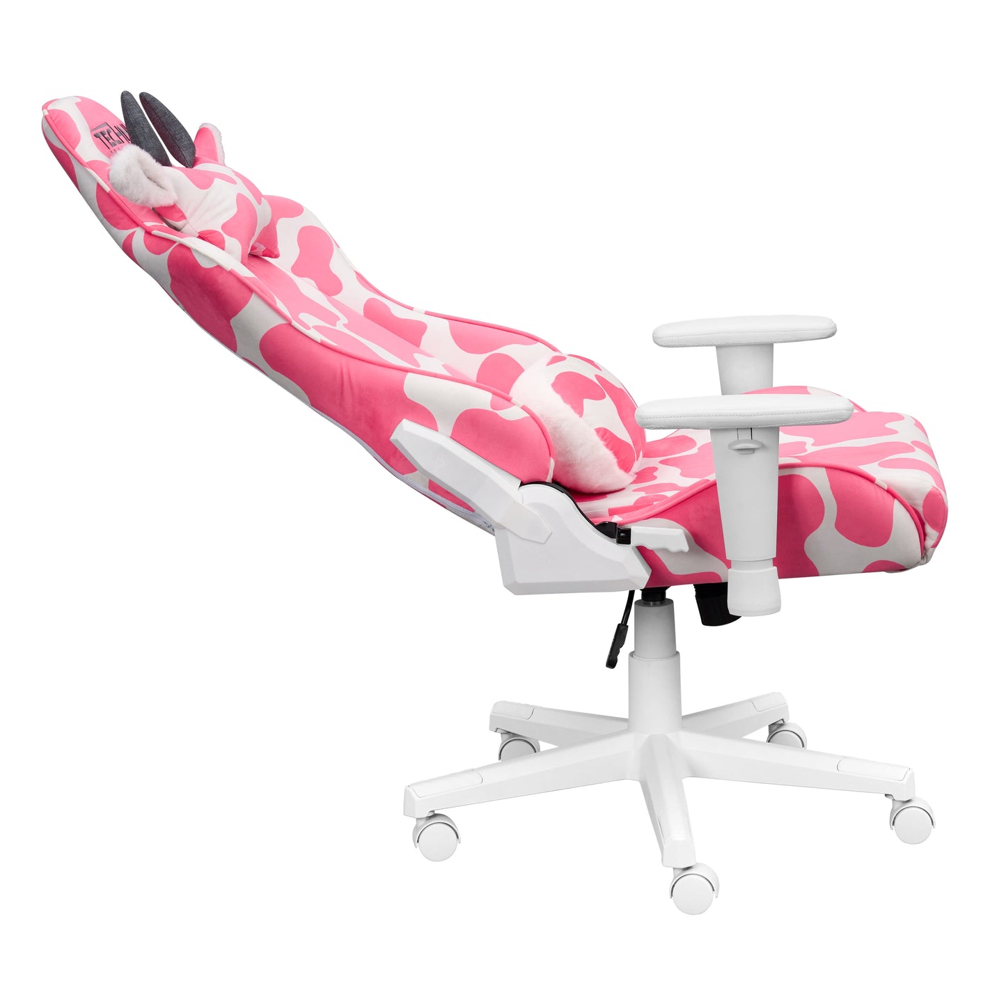 TS85 Pink Cow Series Gaming Chair with Memory Foam Seat RTA-TS85-PNK