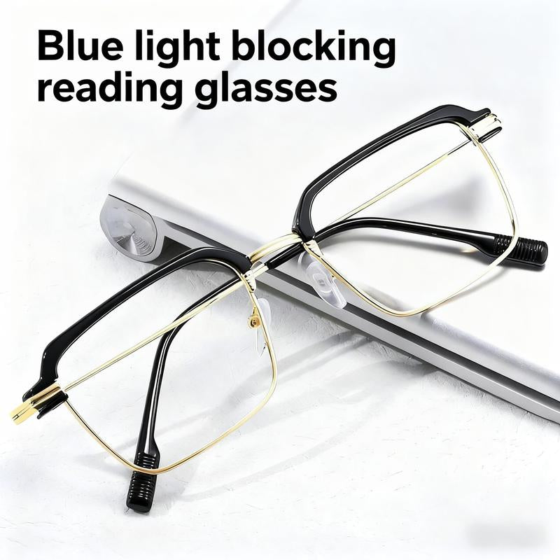 D-Smart Progressive Reading Glasses, Multi-Focus Auto Zoom Lenses, Photochromic & Blue Light Blocking, UV Protection, Indoor Clear & Outdoor Sunglasses, Modern Full Frame / Half Frame / Rimless Styles, Unisex Youthful Design