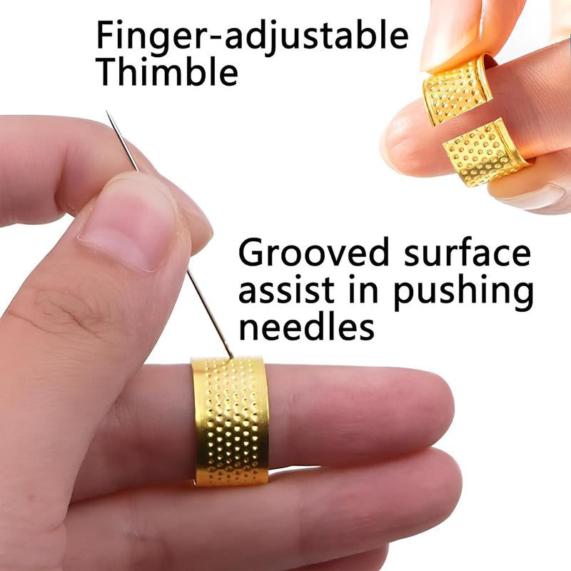 36PCS Large Eye Steel Sewing Needles Set, Sturdy Durable Hand Sewing Tool Kit for DIY Sewing, Embroidery, Mending & Crafting Projects