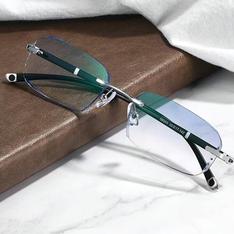 D-Smart Progressive Reading Glasses, Multi-Focus Auto Zoom Lenses, Photochromic & Blue Light Blocking, UV Protection, Indoor Clear & Outdoor Sunglasses, Modern Full Frame / Half Frame / Rimless Styles, Unisex Youthful Design