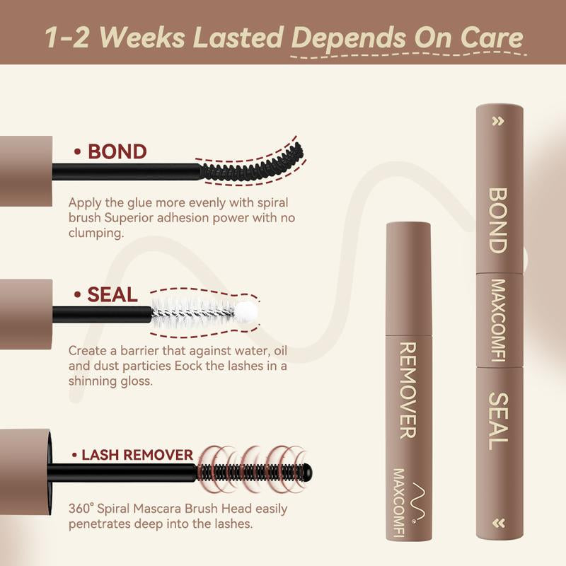 Aurora | Maxcomfi My Go-To Comfortable Lashes Long-Lasting, Waterproof & Super Soft & Thin Band Too | Flaunt Flora Stylewaterproof Long-Lasting Natural Daily Volume Style Beginner-Friendly DIY Lashes for Flawless Voluminous Look Trendy Must-Have Clusters